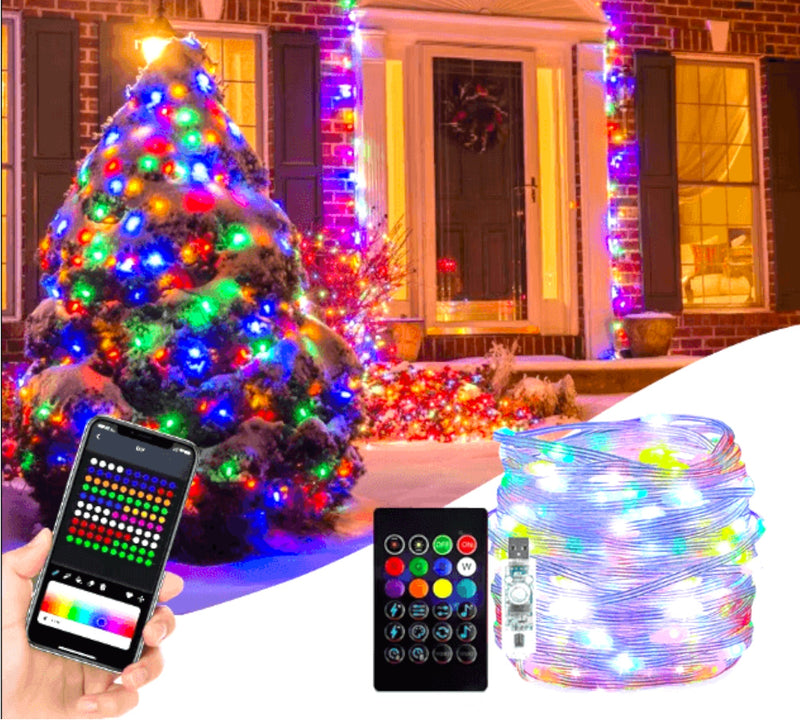 Pisca-Pisca Natalino Smart LED – Decoração Inteligente para um Natal Brilhante